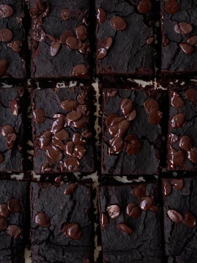 protein black bean brownies Feasty Travels