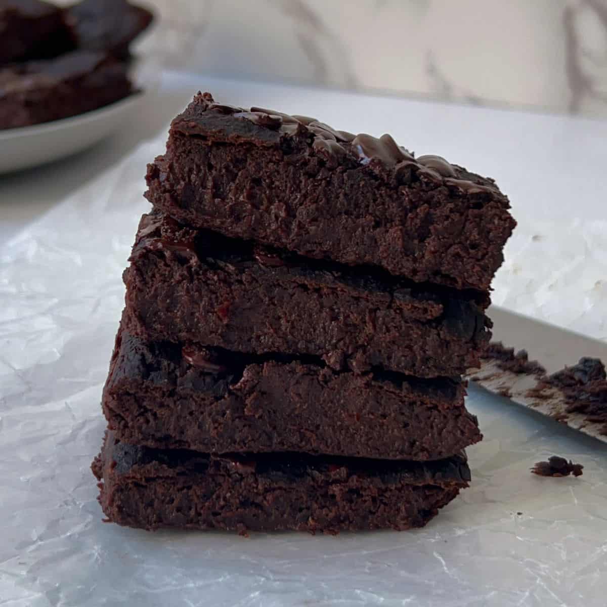 stack of brownies