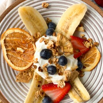 Breakfast Banana Split
