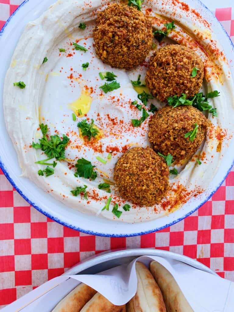 Falafel and Hummus