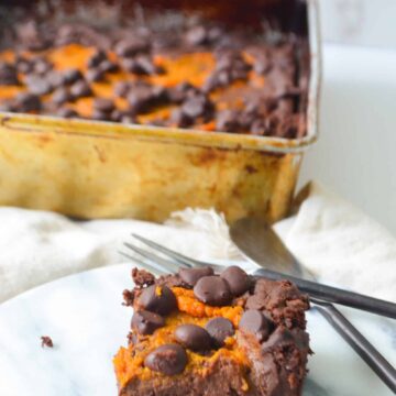 Vegan Pumpkin Brownies