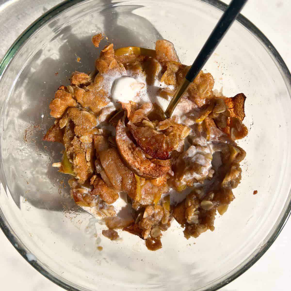 Apple Crumble for Two Recipe Feasty Travels