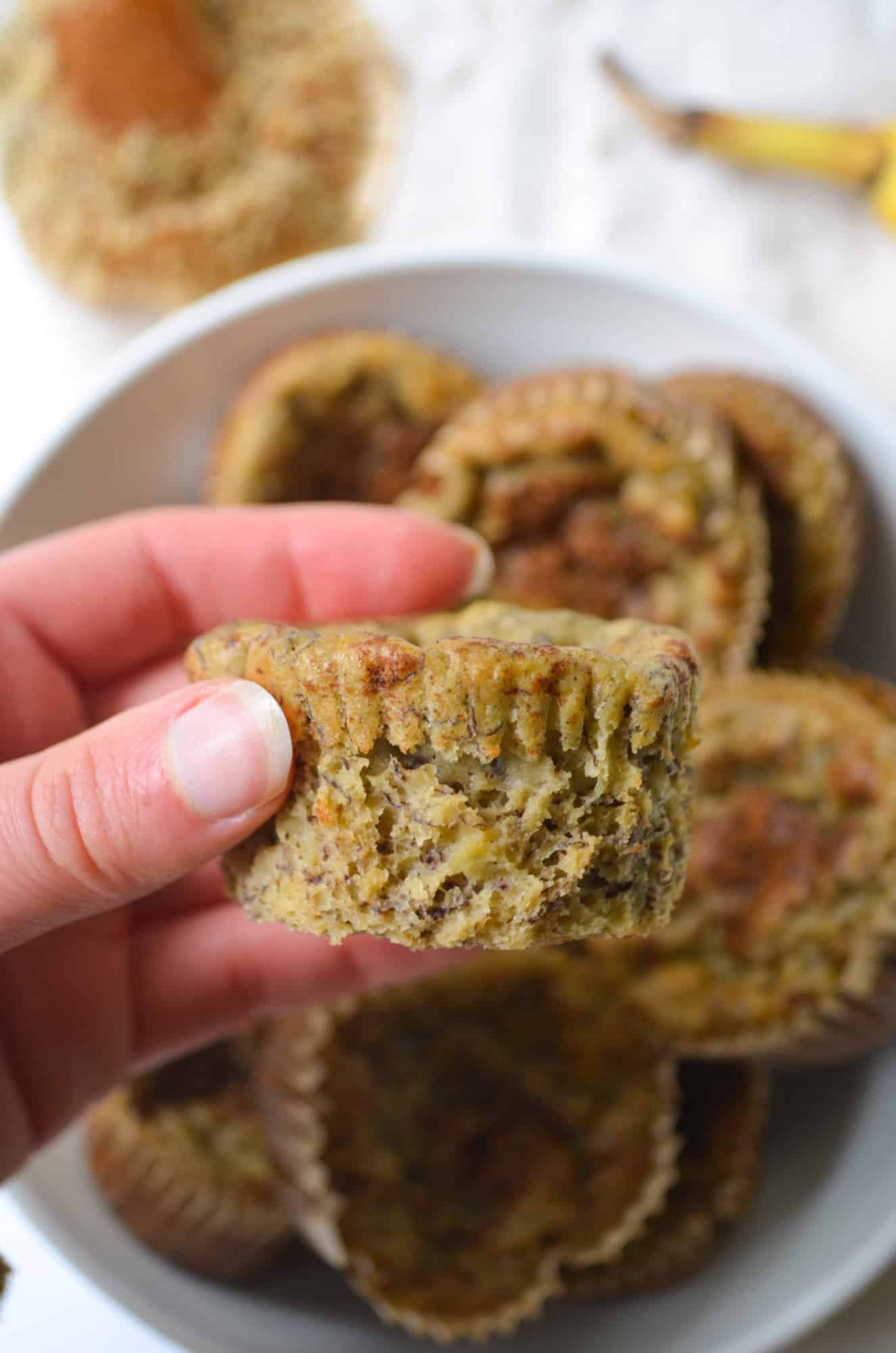 Protein Banana Muffins (High Protein) Feasty Travels