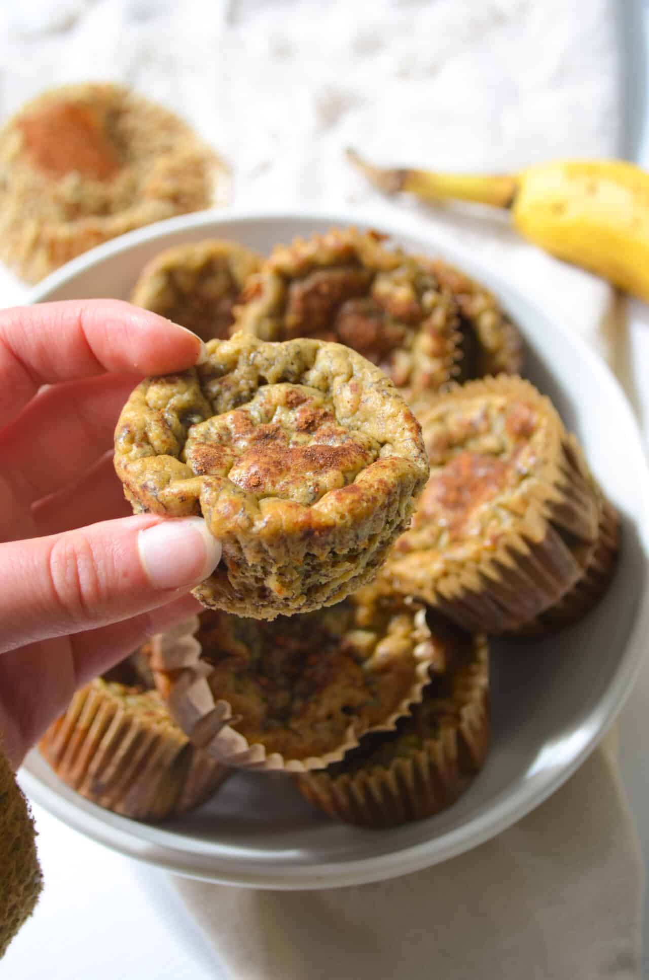 Protein Banana Muffins (High Protein) Feasty Travels