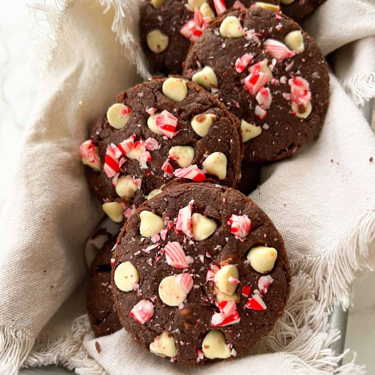 white chocolate brownie cookies