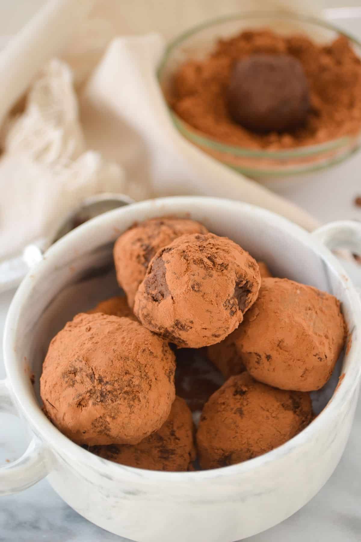 Chocolate Fudge Balls using Avocado and Banana Feasty Travels