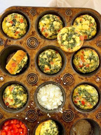 baked high protein egg bites