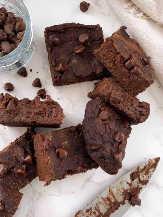 low calorie brownies recipe using pumpkin feasty travels