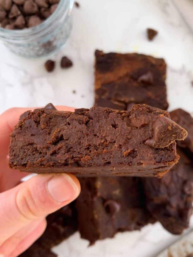 low calorie brownies recipe using pumpkin Feasty Travels