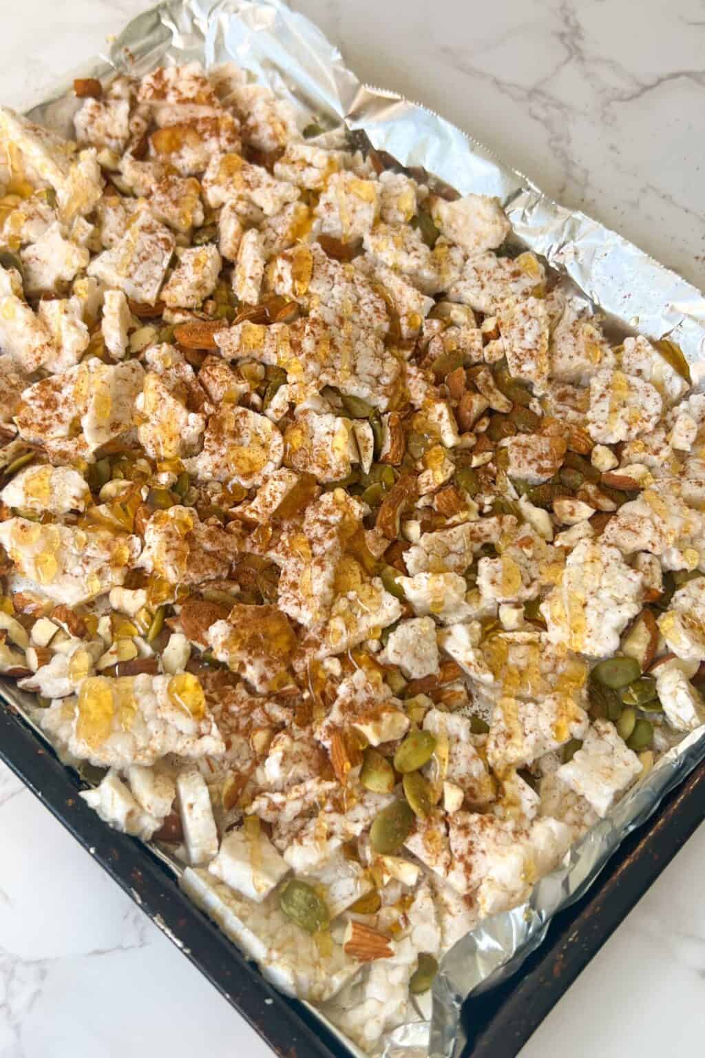 Rice Cake Cereal with Cinnamon Feasty Travels