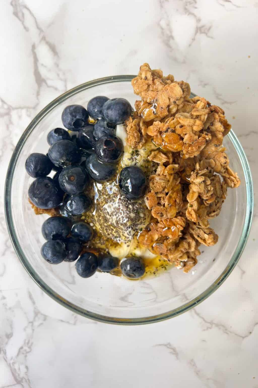Chunky Nut Free Granola with Chia Seeds Feasty Travels