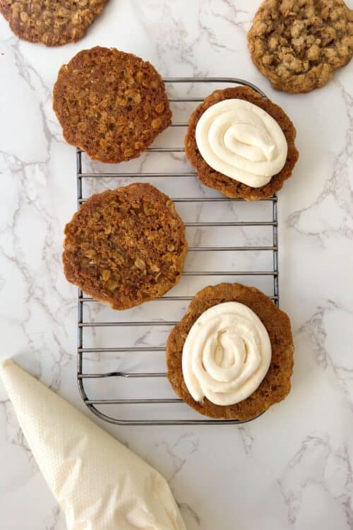 Gluten Free Oatmeal Cream Pie Cookies Feasty Travels