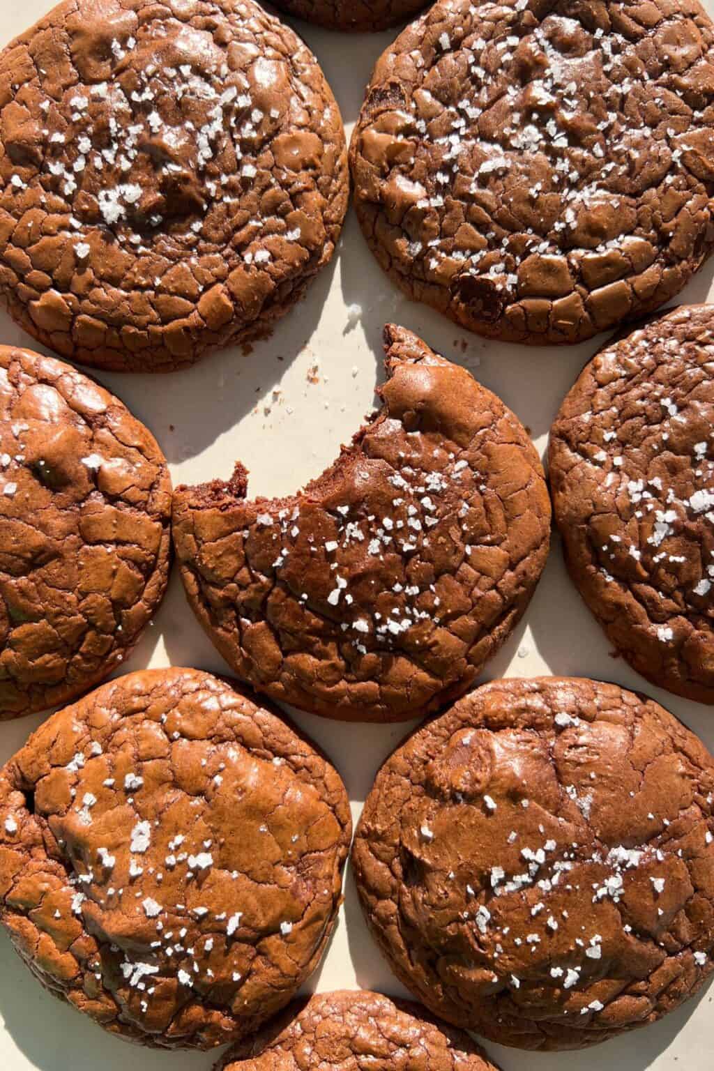 Fudgy Brownie Cookies Feasty Travels