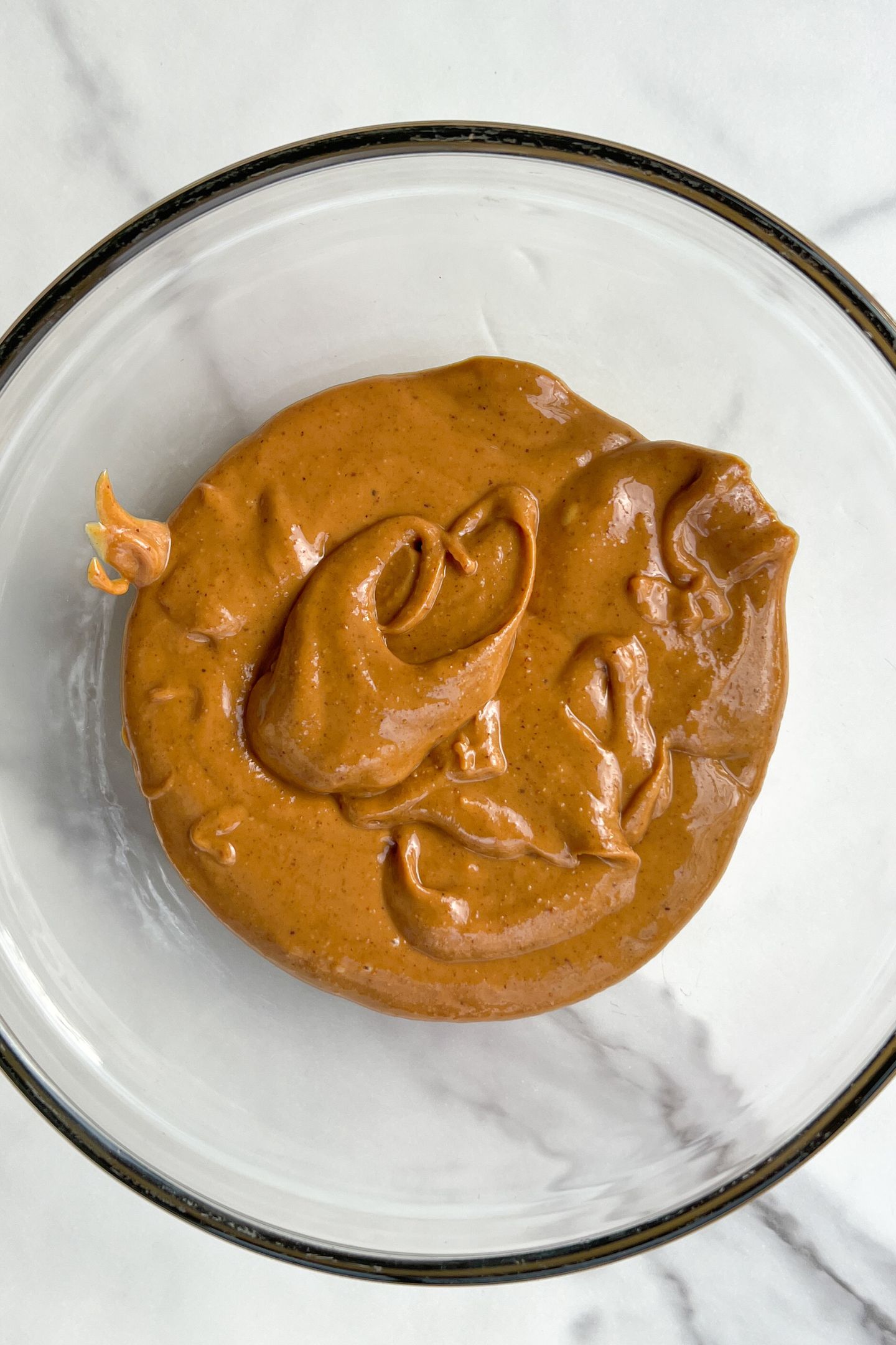 Peanut butter in a bowl.