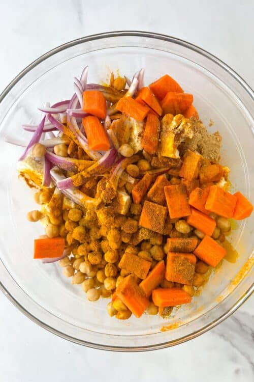 Healthy Couscous Moroccan Salad - Feasty Travels