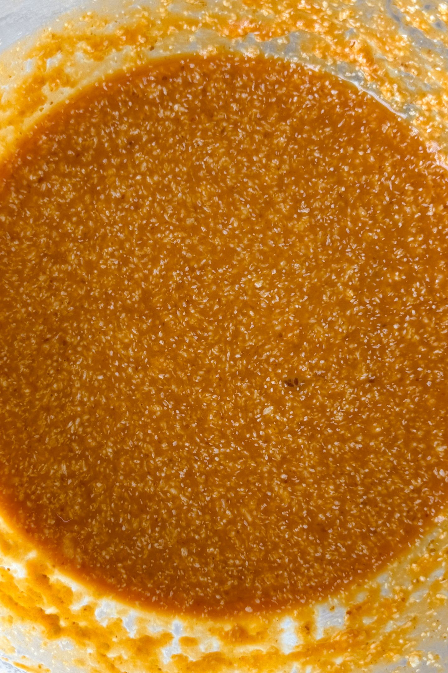 Combined wet ingredients together in a bowl.