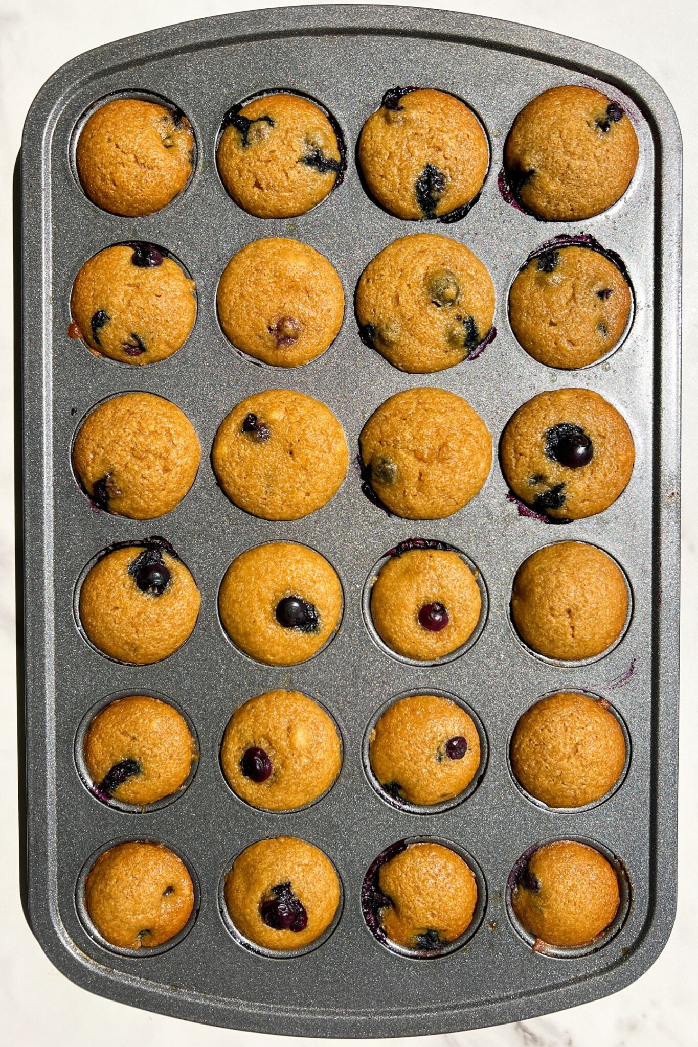 Mini Blueberry Muffins Recipe - Feasty Travels