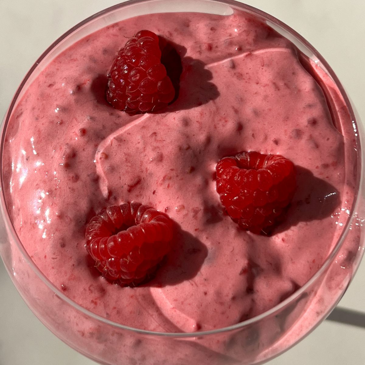 Raspberry Whipped Cream