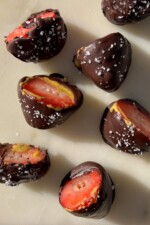 Dubai Chocolate Strawberries - Feasty Travels