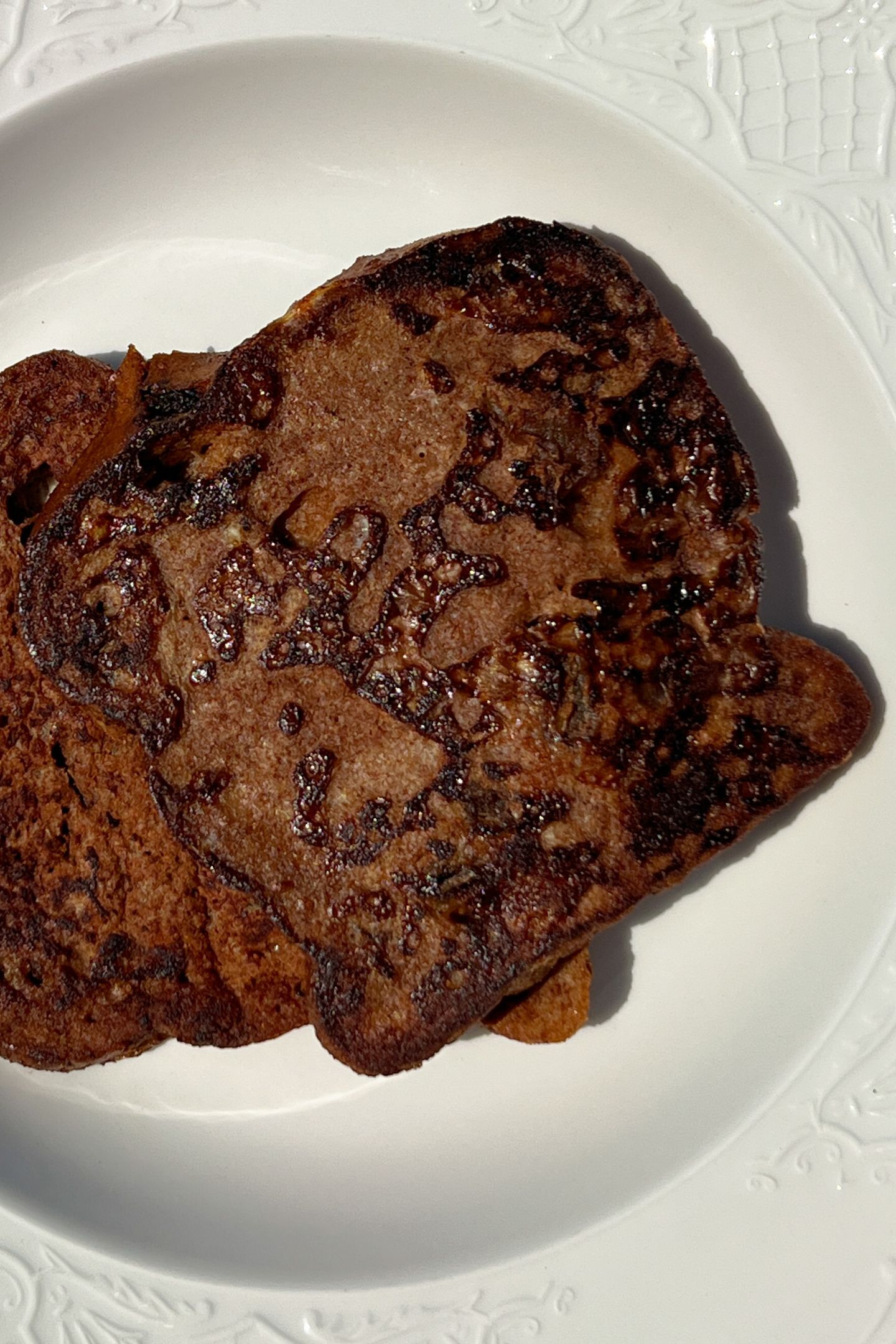 French toast on a plate.