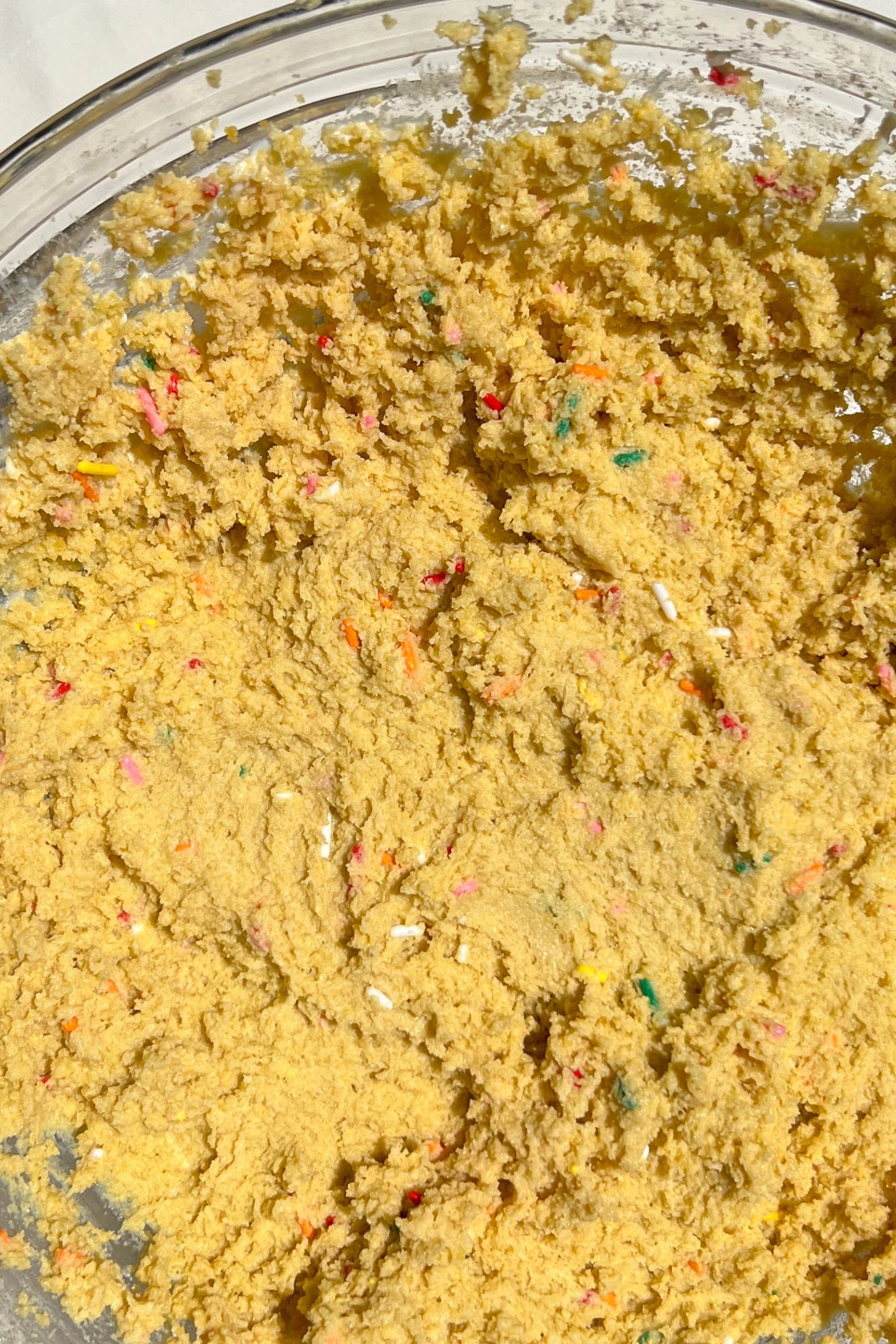 Blend using an electric hand mixer.