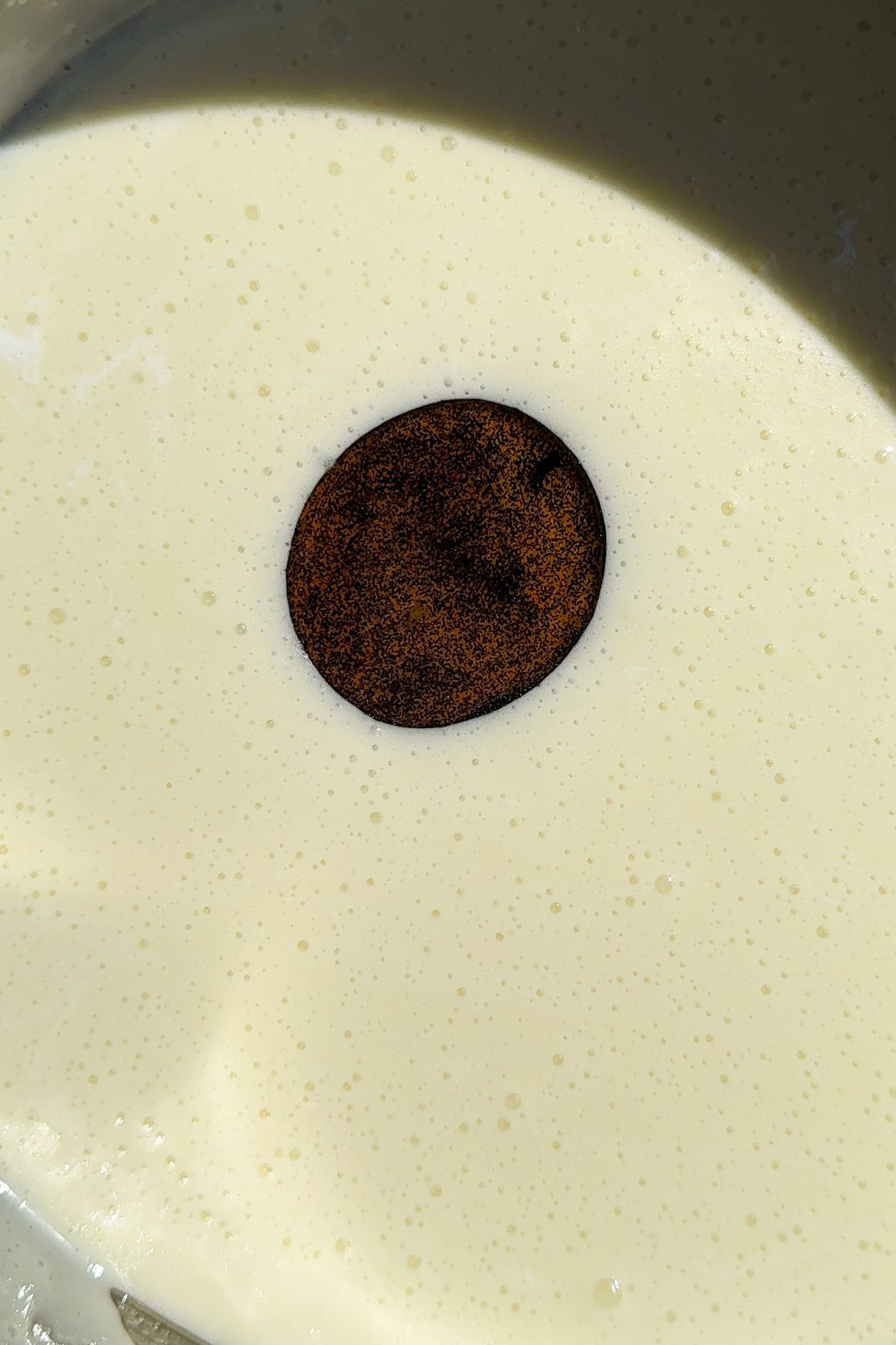 Vanilla added to the marshmallow mixture.