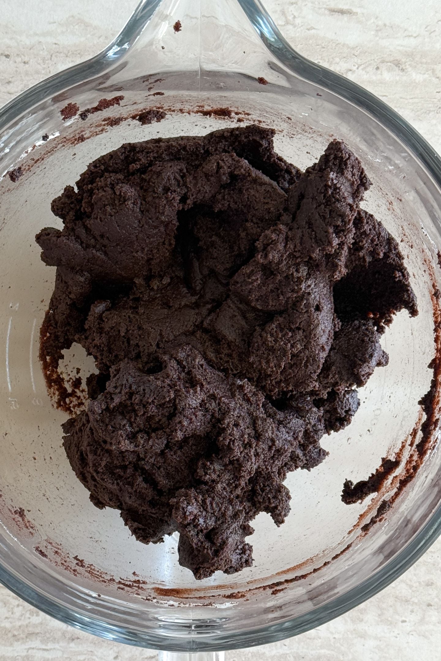 Crushed Oreos mixed into the cake ball batter.